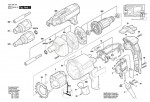 Bosch 3 601 D45 2P1 GSR 6-60 TE Drill Screwdriver Spare Parts